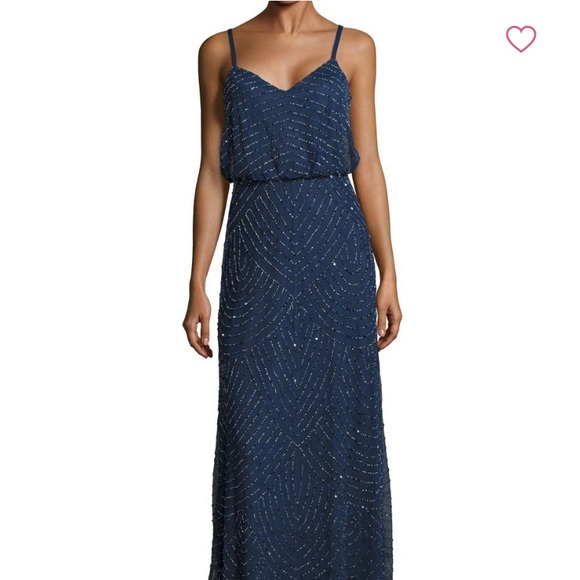 Adrianna Papell Sequined Blouson Dress - Picture 2 of 3